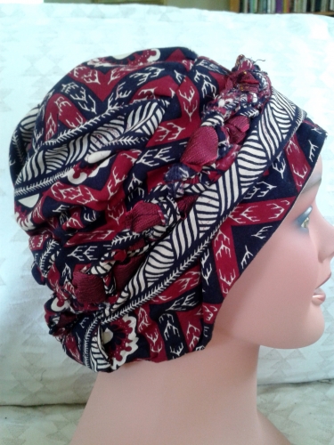 turban,wax,couture,création textile, tutoriel turban